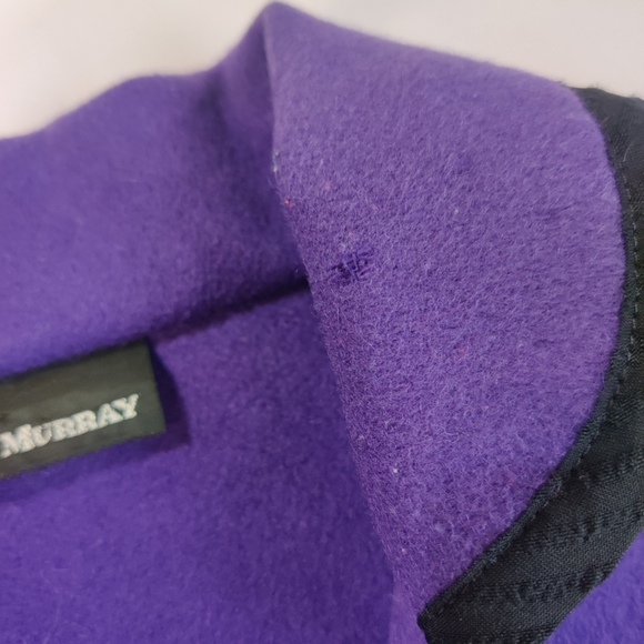 Lynn Murray Vintage Purple Patched Wool Jacket - Picture 8 of 10
